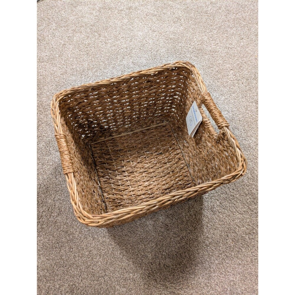 Target Brightroom Wicker / Woven / Coiled Rope Basket Lot Of 4 NWT - Picture 3 of 11